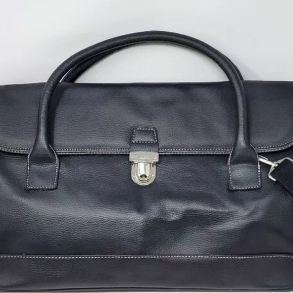 Victoria’s Secret weekender carryon tote duffle bag large carry strap black - Picture 12 of 15